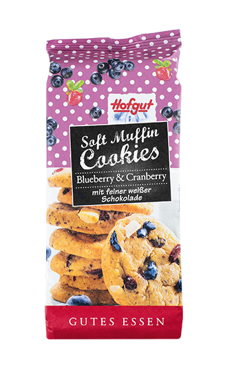 Hofgut Cookie Americani ai Frutti di Bosco - America & USA, America / Dolci e biscotti, Stati Uniti, Tutto il cibo, Tutto il cibo / Dolci golosi - hofgut-cookies-morbidi-ai-mirtilli-e-cranberry - EATinerando.net