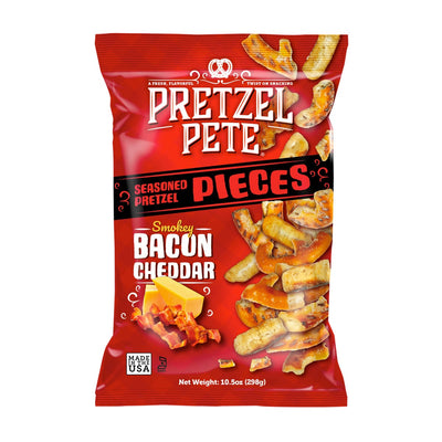 Pretzel Pete Pezzi di Pretzel al Bacon Cheddar Affumicato - America & USA, America / Salati e snack, Stati Uniti, Tutto il cibo, Tutto il cibo / Snack salati - pretzel-pete-pretzel-al-bacon-cheddar-affumicato - EATinerando.net