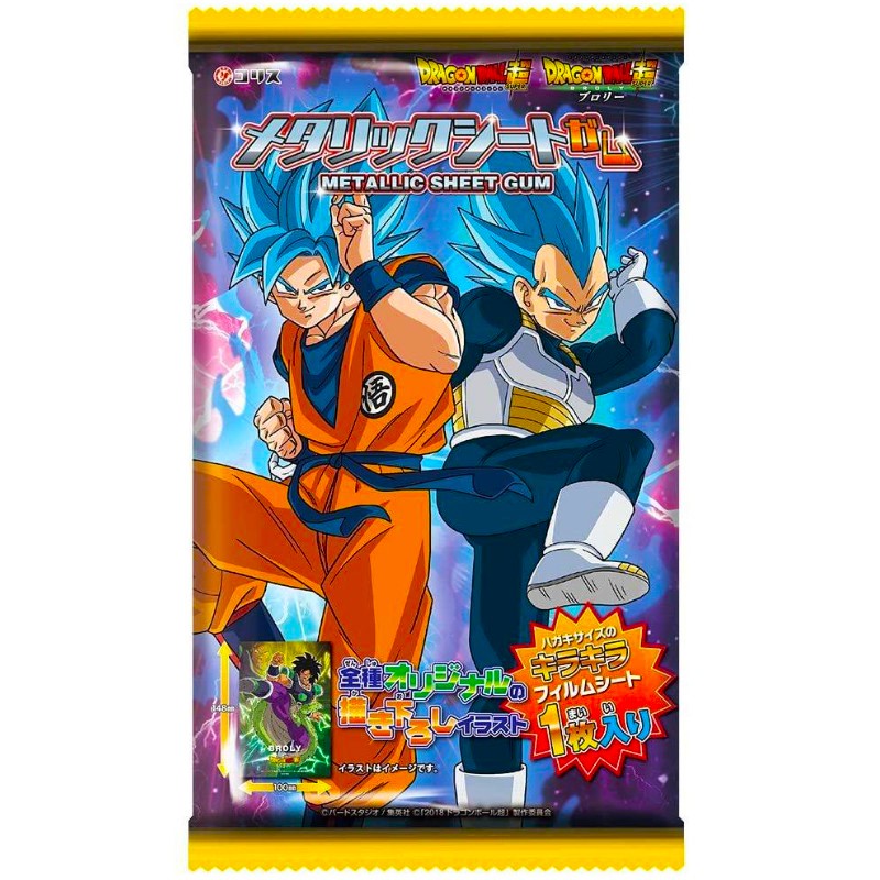 Dragon Ball Chewing Gum e Figurina Metallica