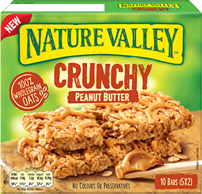 Nature Valley Barretta Crunchy al Burro d’Arachidi e Avena