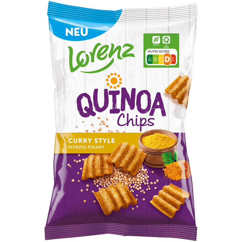 Lorenz Chips di Quinoa al Curry - Europa & Resto del Mondo, Europa & Resto del Mondo / Salati e snack, Germania, Offerte, Tutto il cibo, Tutto il cibo / Snack salati - lorenz-chips-di-quinoa-al-curry - EATinerando.net