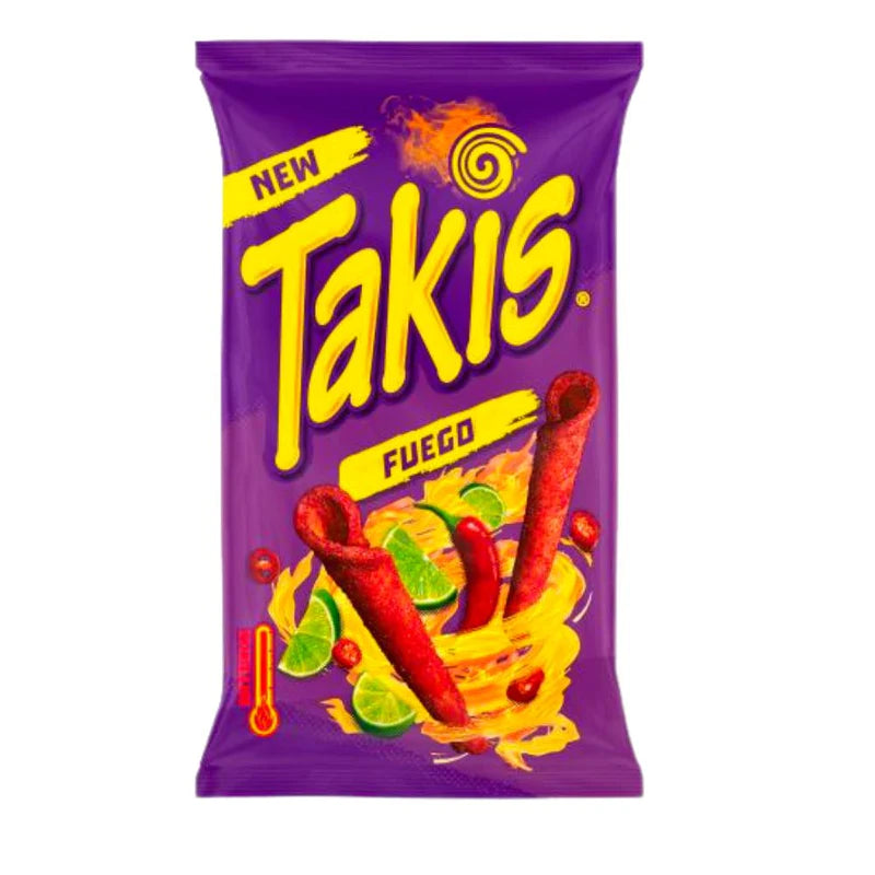 Takis Fuego Chips Piccanti al Lime 56g