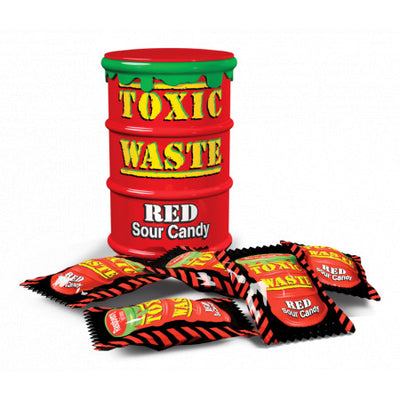 Toxic Waste Red Sour Caramelle Aspre - America & USA, America / Dolci e biscotti, Stati Uniti, Tutto il cibo, Tutto il cibo / Dolci golosi - toxic-waste-red-sour-caramelle-aspre - EATinerando.net