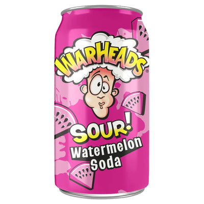 Warheads Sour! Soda all'Anguria - America & USA, America / Bibite e alcolici, Stati Uniti, Tutto il cibo, Tutto il cibo / Bibite analcoliche - warheads-sour-watermelon-soda - EATinerando.net
