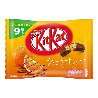 KitKat Giapponese Cioccolato e Arancia - Giappone, Oriente & Giappone, Oriente / Dolci orientali, Tutto il cibo, Tutto il cibo / Dolci golosi - kitkat-mini-cioccolato-e-arancia-8-pezzi - EATinerando.net